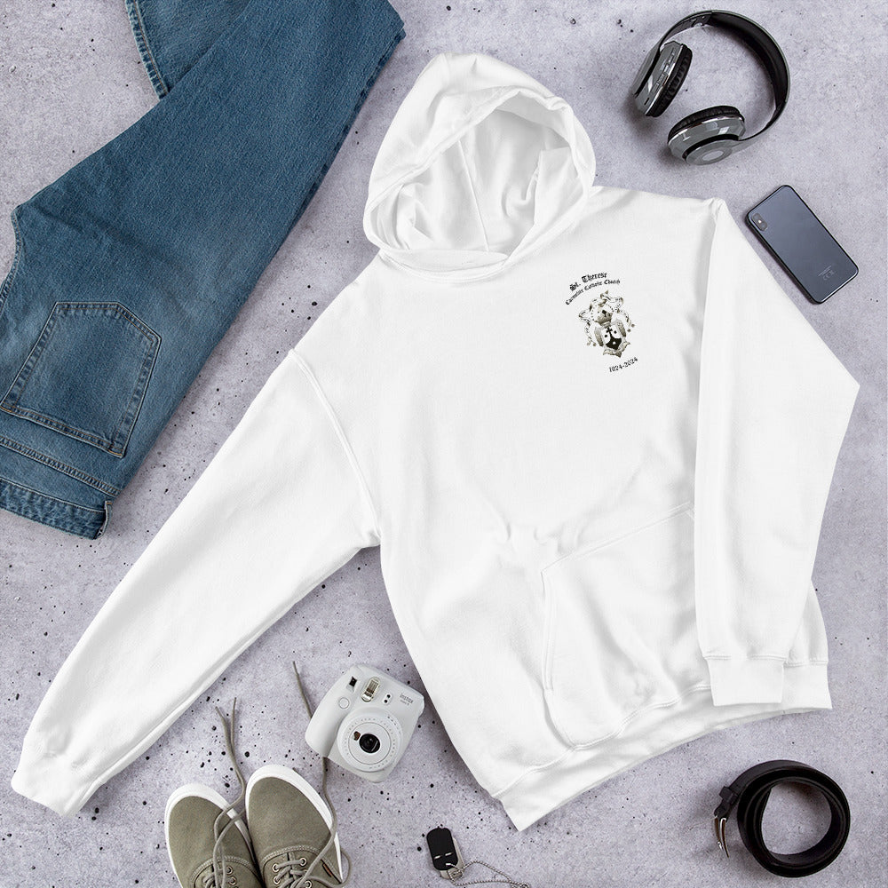 STC Carmelite Crest Hoodie (White or Tan)