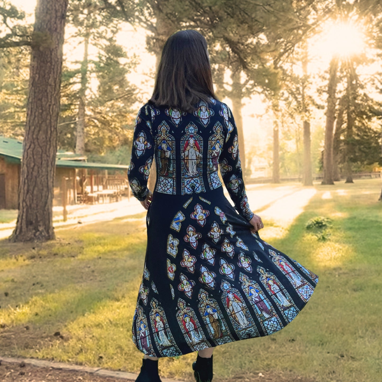 Transfiguration Stained Glass Dress (with Pockets)