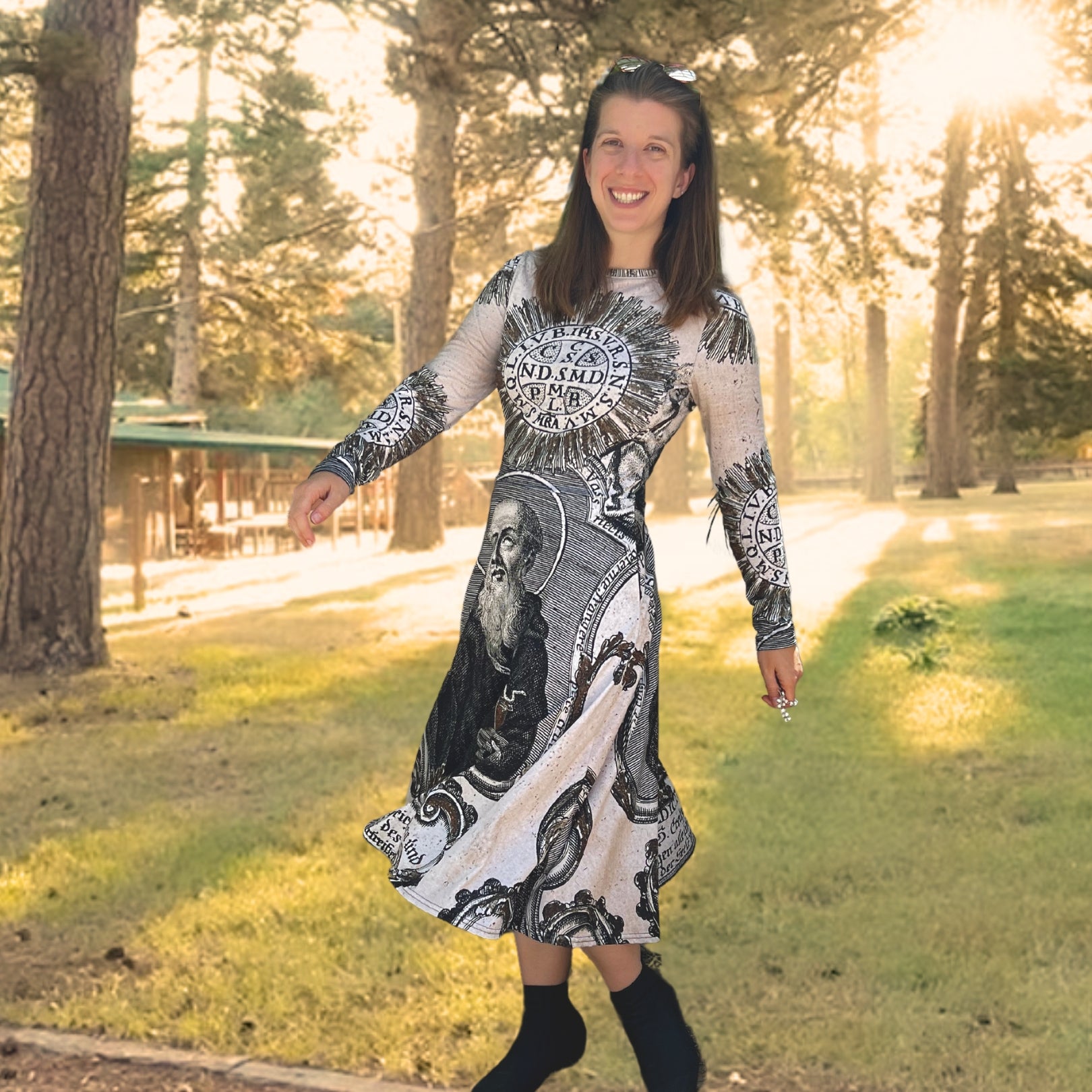 St. Benedict Dress (with pockets)
