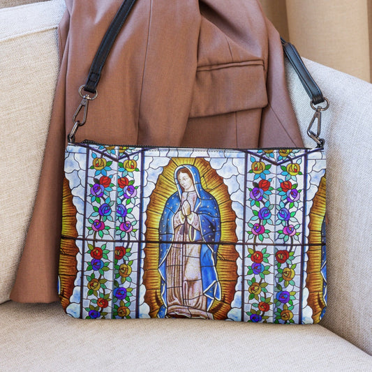Our Lady of Guadalupe (Stained Glass) Crossbody Bag