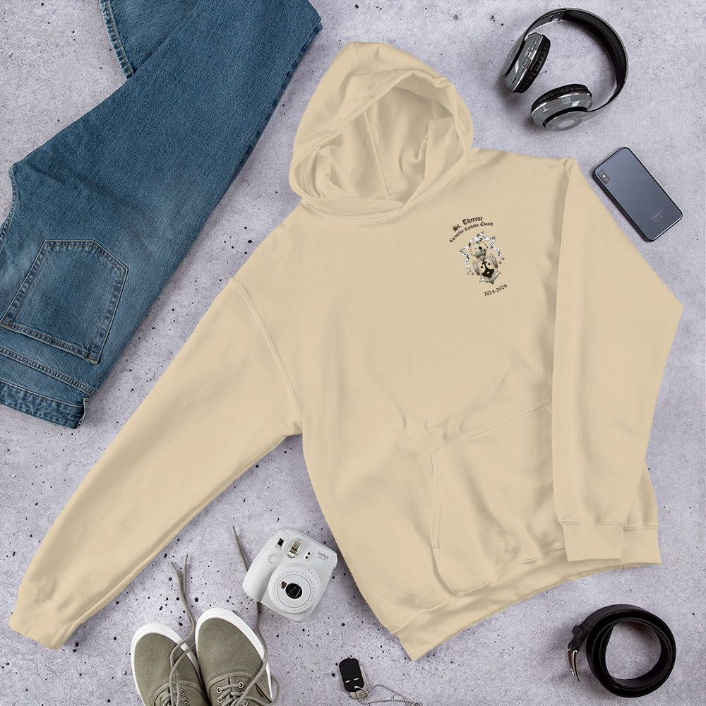 STC Carmelite Crest Hoodie (White or Tan)
